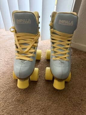 Impala Roller Skates in Pale Yellow